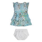 Baby girl dress + panties set Guess Chiffon