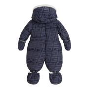 Padded hooded jumpsuit with long sleeves baby girl Guess