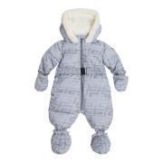 Padded hooded jumpsuit with long sleeves baby girl Guess