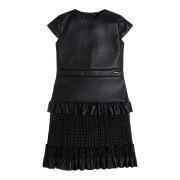 Imitation leather dress for girls Guess