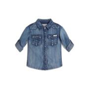 Adjustable jeans shirt for kids Guess