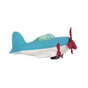 Sky blue propeller plane Petit Jour
