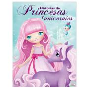120 page fairy tale book princesses and unicorns Saldana