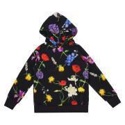 Sweatshirt baby Girl's hoodie Snurk Bouquet Gots