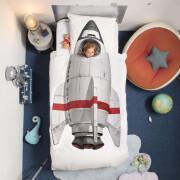 Comforter cover and pillowcase for children Snurk Rocket
