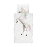 Comforter cover and pillowcase for children Snurk Unicorn
